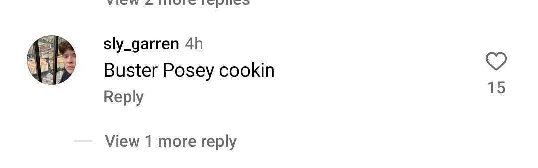 (Instagram comment)
